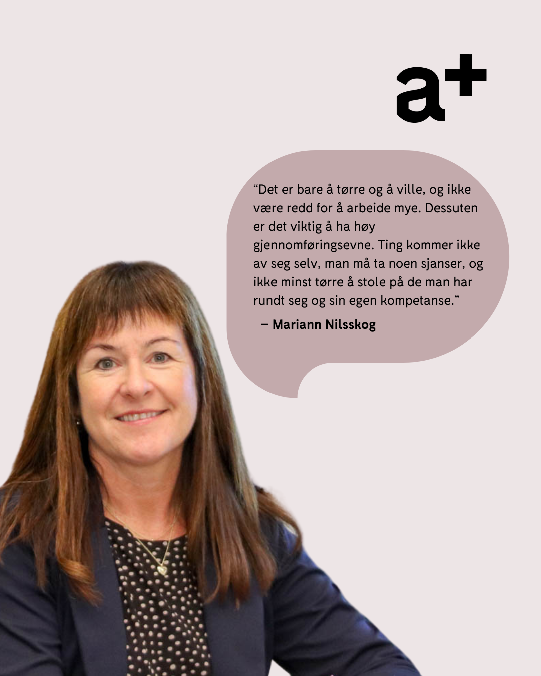 Sitat fra Mariann Nilsskog