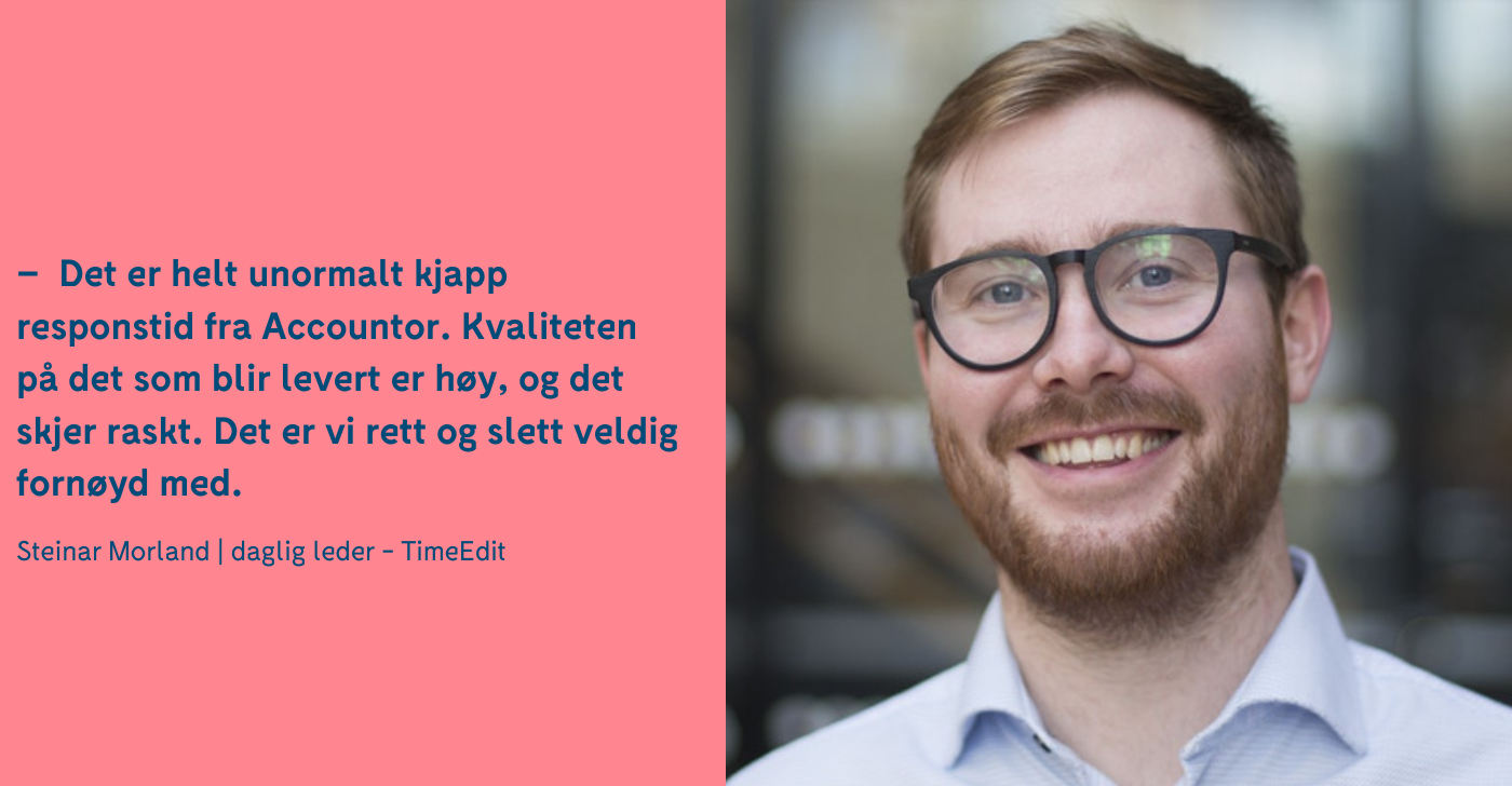 Steinar Morland | daglig leder - TimeEdit