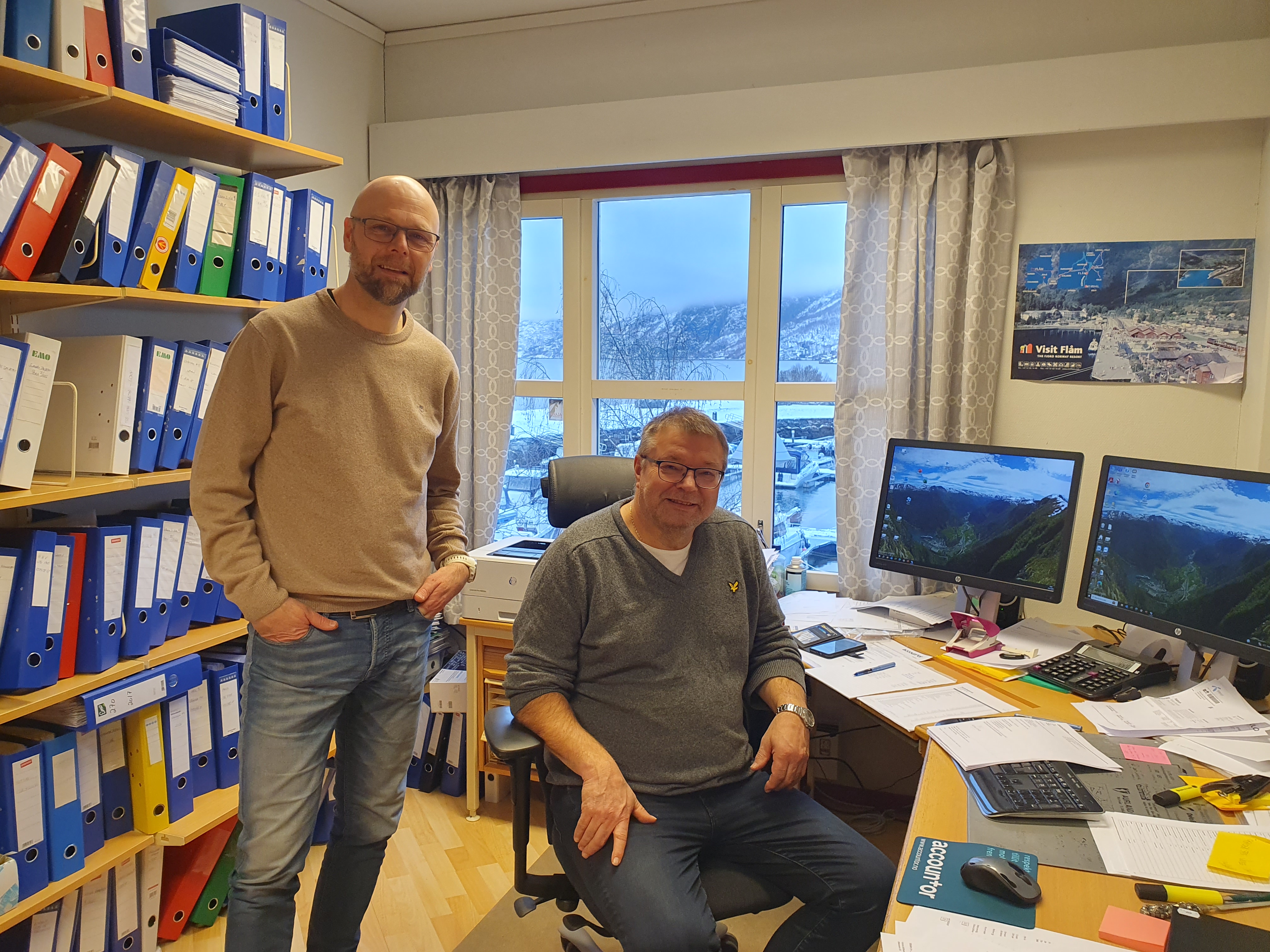 Våre to ledere for Accoutor Aurland