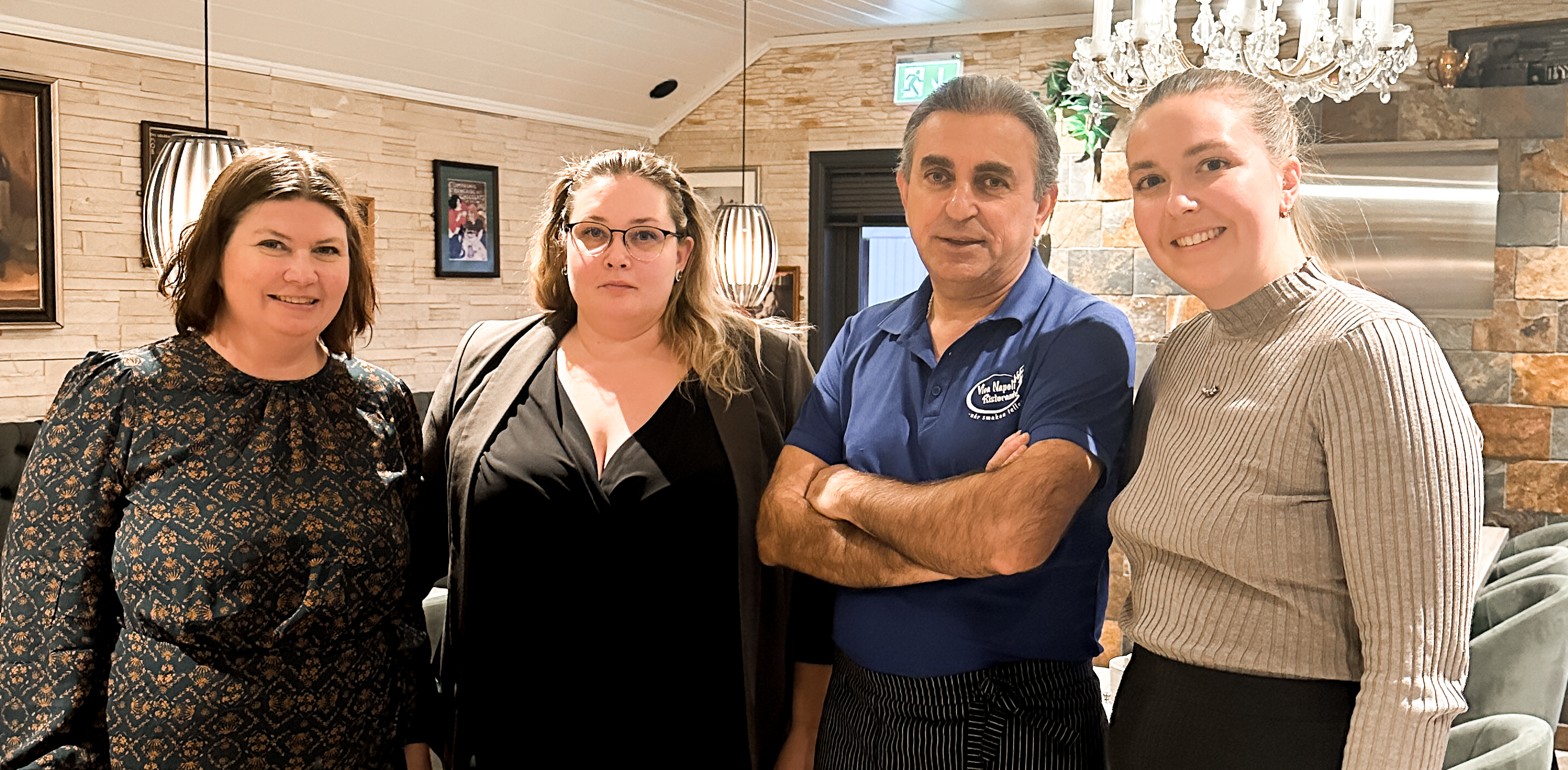 f.v. Iv Anita, Beate, Massoud og Thalia