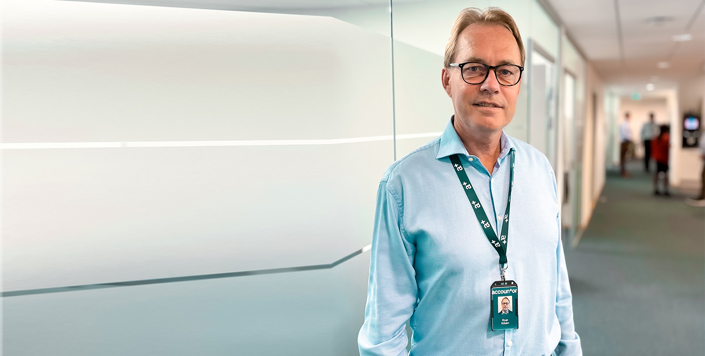 Roar Nilsen - Administrerende direktør i Accountor Norge