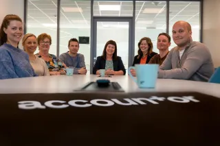 Ansatte ved avdeling mosjøen med Mariann i spissen