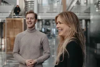 Lisbeth og mannlig kollega