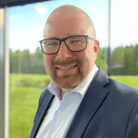 man smiling